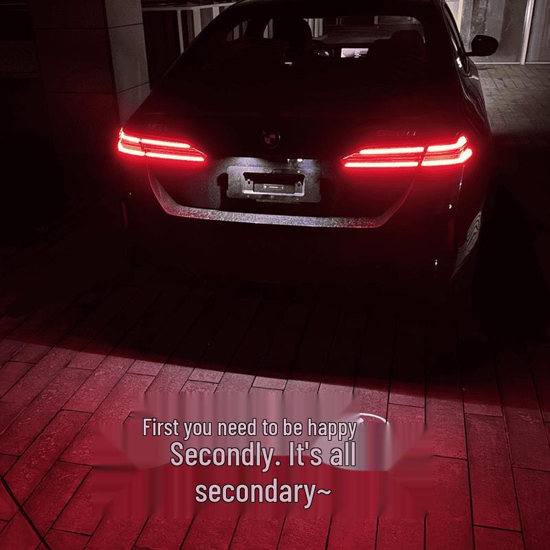 BMW License Plate Projection Lights: Compatible with 1, 3, 4, 5 Series, X1, iX3, X5, M3, M4 - Welcome Atmosphere Upgrade.