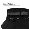Summer Breathable Mesh Small Basin Hat Solid Color Men's Fishing Outdoor Hiking Fisherman Hat Couple Big Brim Sun Bucket Hat