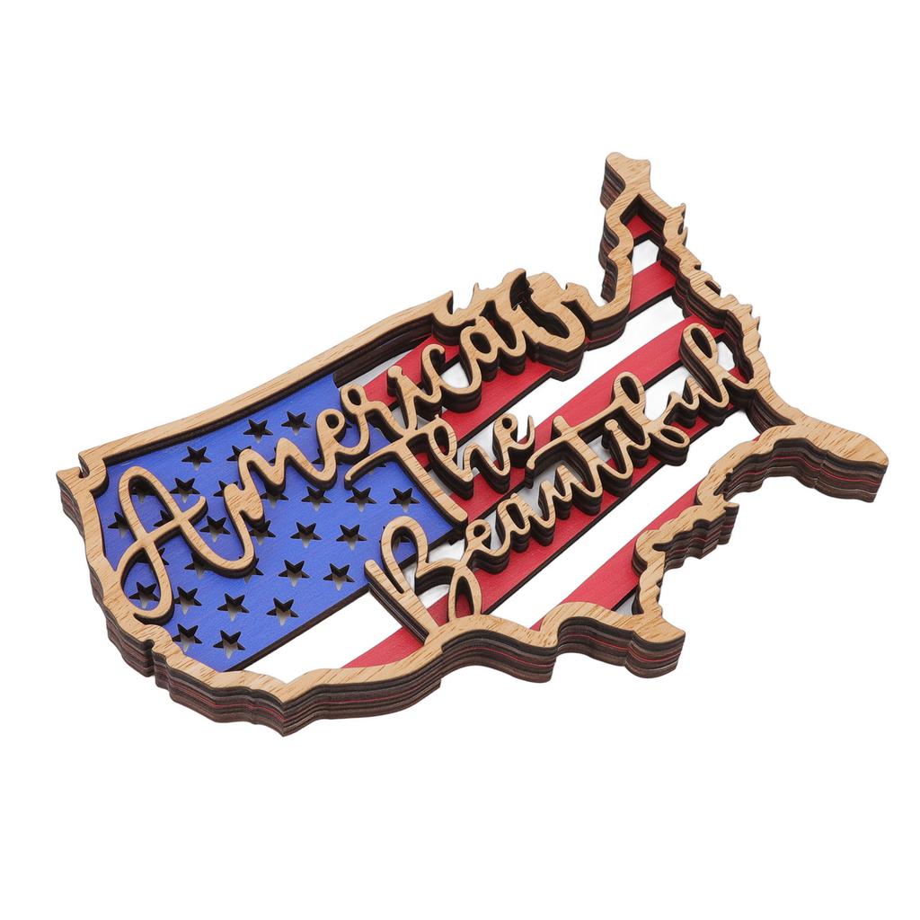 Amerikanischer Unabhängigkeitstag Dekoration Buchsbaum Feine Verarbeitung Amerikanische Flagge Ornament für Wohnzimmer