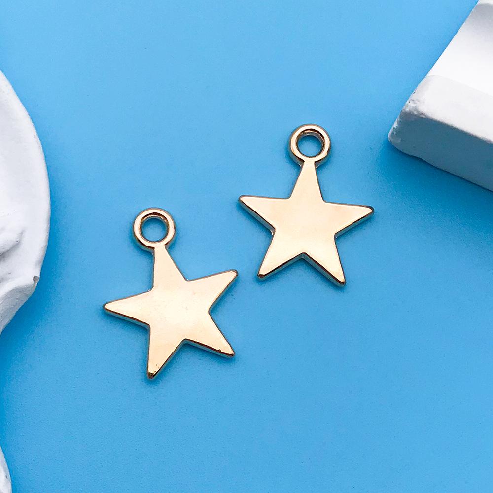 

European & American KC Gold Heart & LOVE Pendant for DIY Bracelets & Necklaces