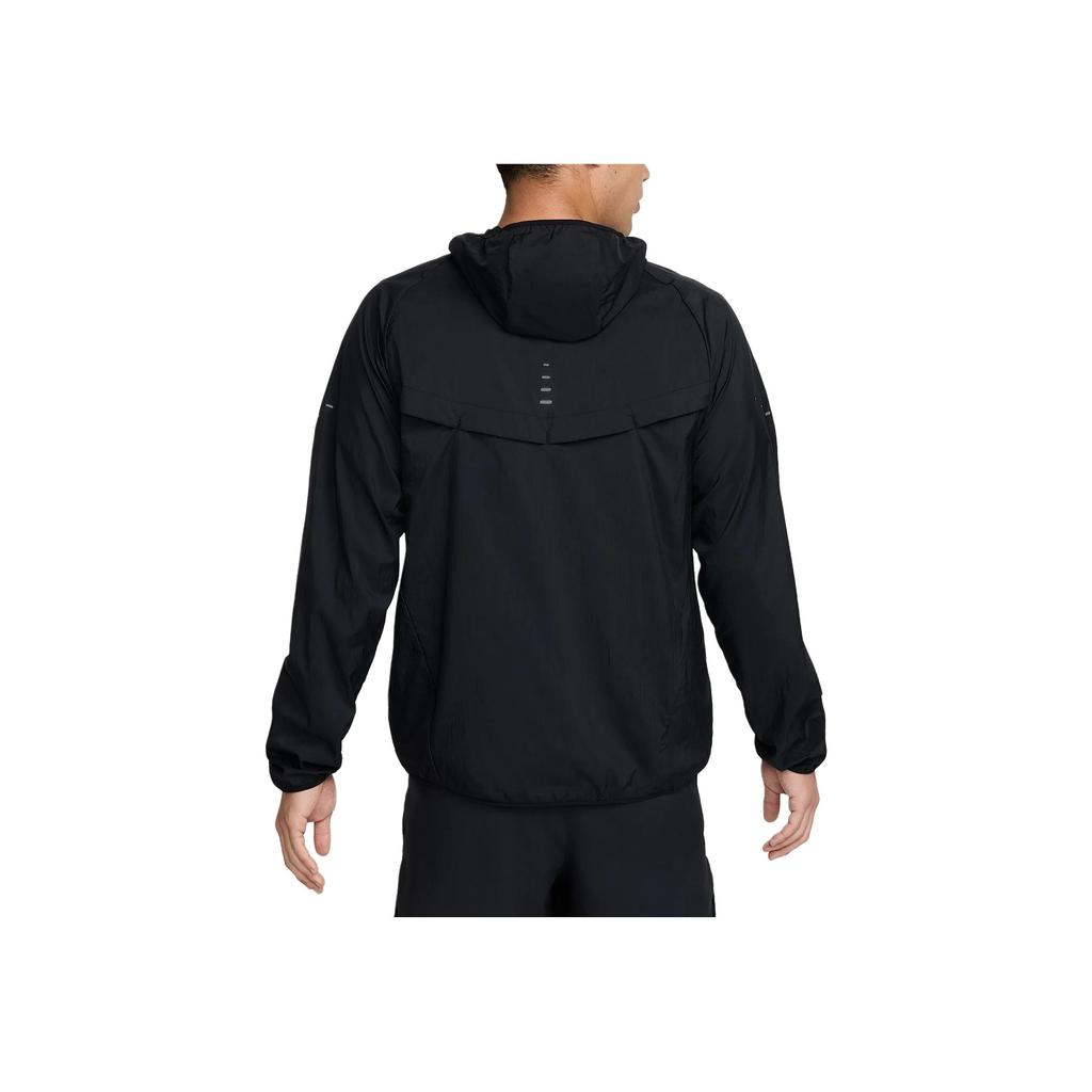 Nike Solid Color Hooded Long Sleeve Zip Jacket Men Jackets Black HV4549010