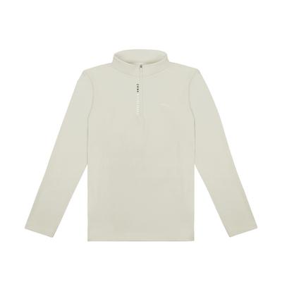 Business Casual Sports Fashion Comfortable Lightweight Versatile Long Sleeve T-Shirt Half Open Collar Light Warm Fleece Knit 152547402RN-2