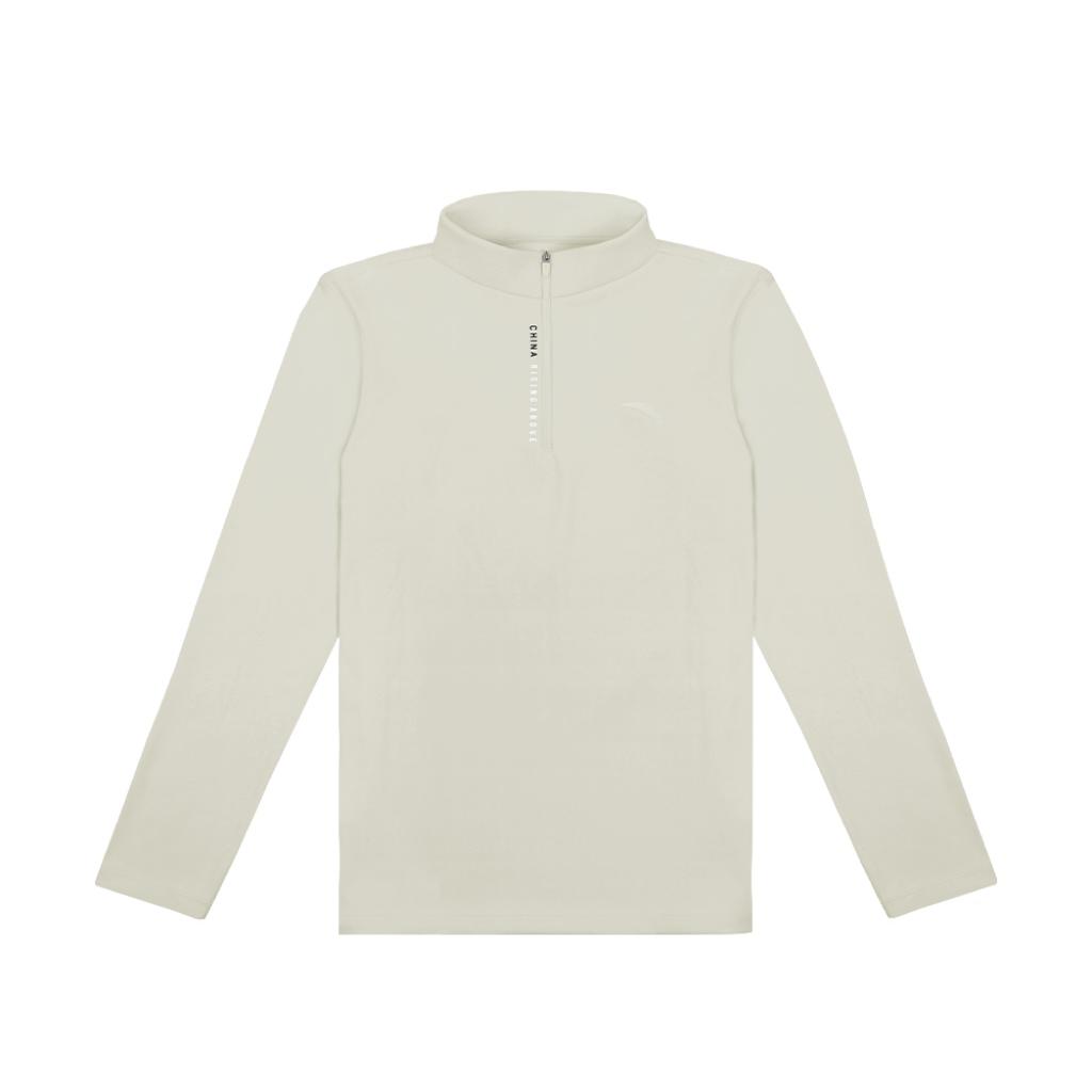 

Anta Деловой повседневный спортивный стиль Удобная легкая универсальная футболка с длинным рукавом Полуоткрытый воротник Легкий теплый флис Трикотаж 152547402RN-2 XL