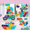 Wooden Number 3d Puzzle With Cartoon Animals And Vehicles For Kids Learning And Cognitive Development