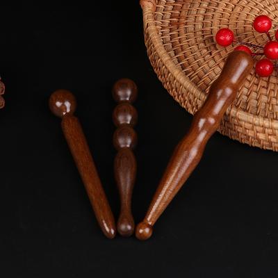 1 Stück Holz-Muskelstab für Cellulite Tiefengewebe Faszien Triggerpunkt-Lösungung Selbst-Myofasziale Lösungung Fuß Körper Thai-Massagegerät