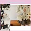 Stylish Retro-inspired Medium Crescent Shoulder Bag With Elegant Design Features