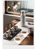 Pure Titanium Double-Layer Thermos Cup with Magnetic Suction and Bamboo Joint - Tea Steeper & Business Gift Cup