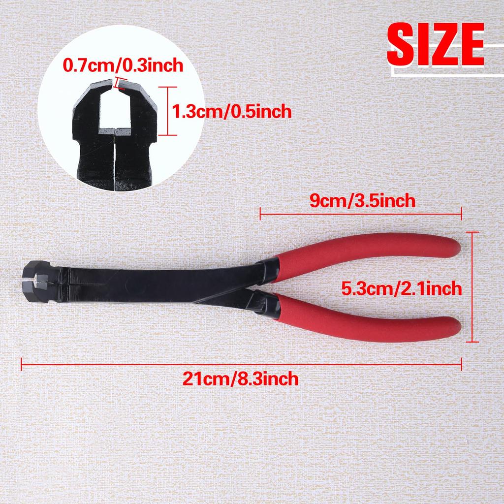 LEONTOOL Snap Ring Snap Ring Trim Clip Trim Clip Trim Snap Ring Precision Snap Ring Metal Panel Clip Removal Comfort Grip Automotive Repair Universal