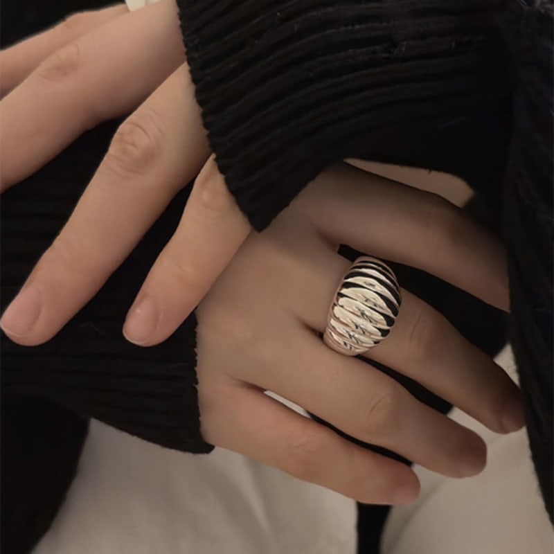 mosxe [925silver] Combed ring