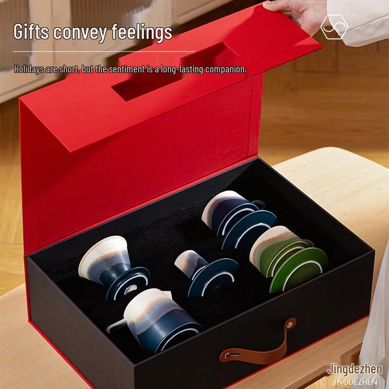 Jingdezhen Original Underglaze Coffee Set