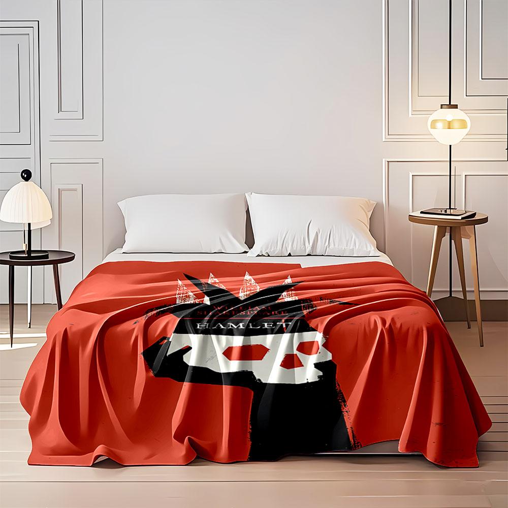 Hamlet Skull Art Blanket for all seasons blanket lunch break throw gift