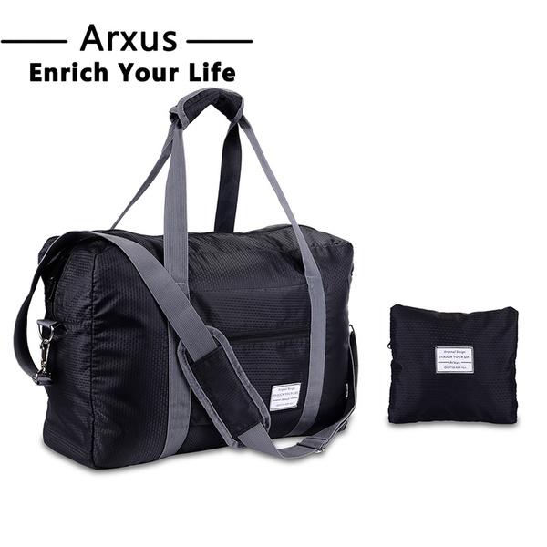 Arxus Travel Lightweight Waterproof Foldable Storage Carry Luggage Duffle Tote Bag