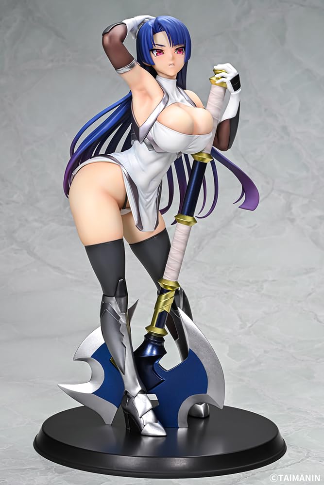 Taimanin RPGX Pale Young Purple Yatsumurasaki Scale PVC Painted Complete Figure Q-six 1/6 -