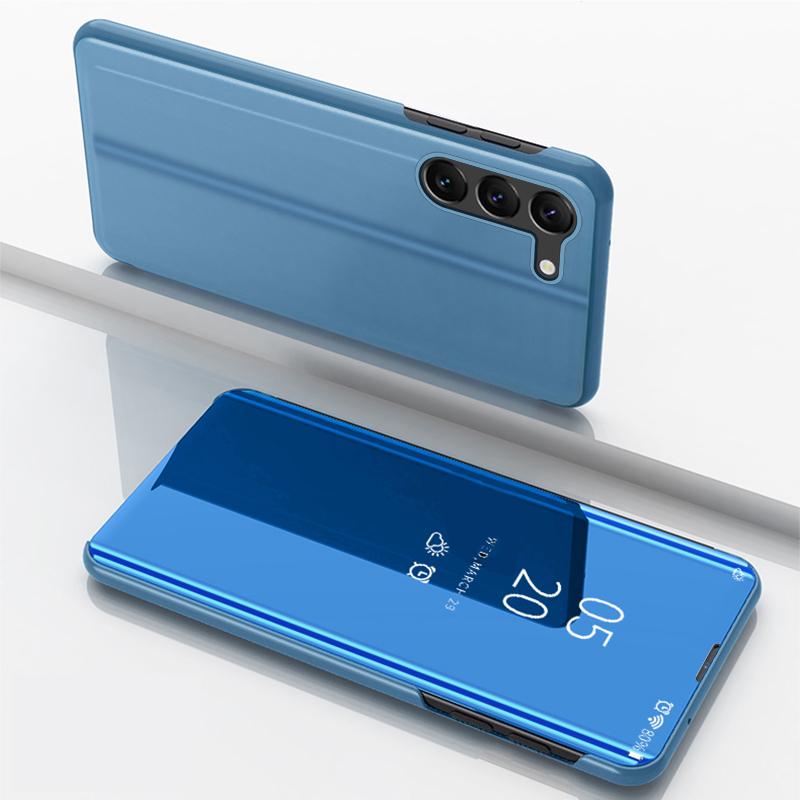 Smart Mirror Anti Drop Handyhülle für Samsung Huawei Honor Xiaomi Redmi iPhone OnePlus Cover Magnetisches Flip PU Leder