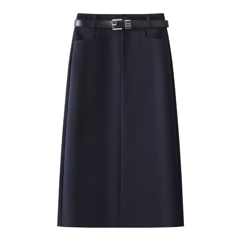 

Женская красная миди-юбка Ancola с высокой талией – Облегающий крой для осени/зимы 2024 3XL