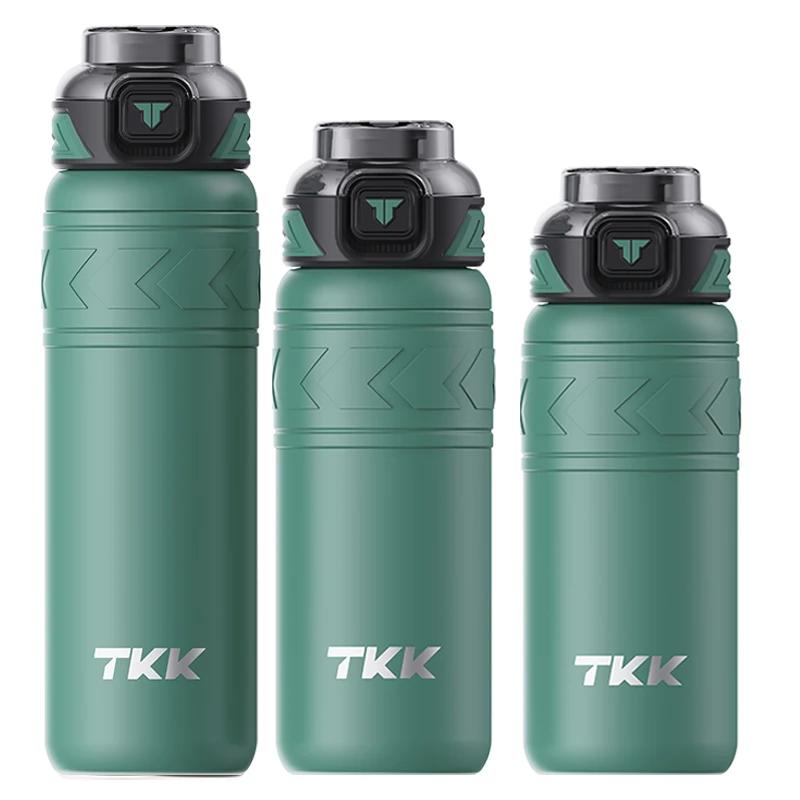 TKK SUS-316 Thermos Bottle Large Capacity Vaccum Cup Cold Insulation Portable Strap with Tea Flitter Thermal Flask Water Bottle