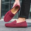 Spring Brand Men's Comfortable Outdoor Driving Casual Bean Shoes Fashionable New Men's Round Toe Anti Slip Soft Sole Loafers
