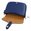 Coach Amelia 23 Gold Accessories Pebble Leather Saddle Bag Women Shoulder Bag Blue CP107-IMSMU