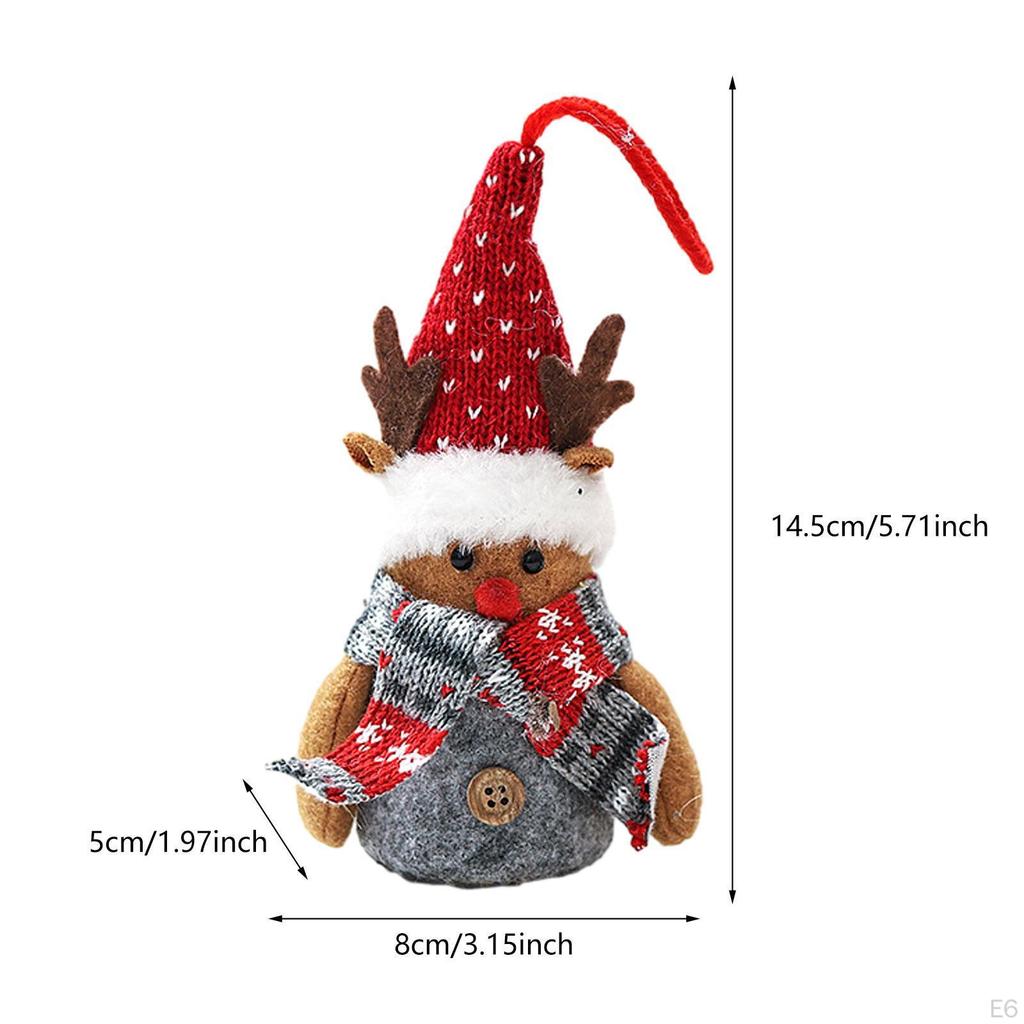 Lighted Hanging Christmas Decoration Light up Ornament Party Outdoor Stuffed Doll Plush