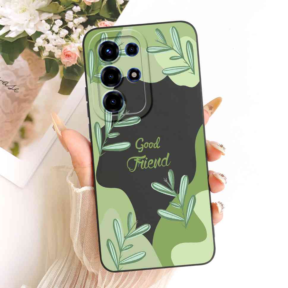 For Itel S26 Ultra Case Floral Silicone Soft Casing New Shockproof Back Cover For Itel S26 Ultra / Super 26 Ultra / S688LN Cover