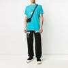 OFF WHITE SS20 T Shirts Men's Blue Crew Neck Moderate Straight Fit OMAA027R201850053901