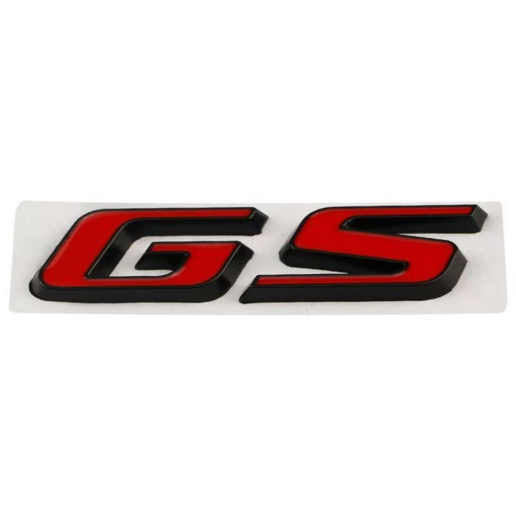 1pc 3d Metal GS Logo Emblem Decal Rear Trunk Side Fender Badge Sticker for New Regal Lacrosse Excelle XT Car Styling Tail Bumper