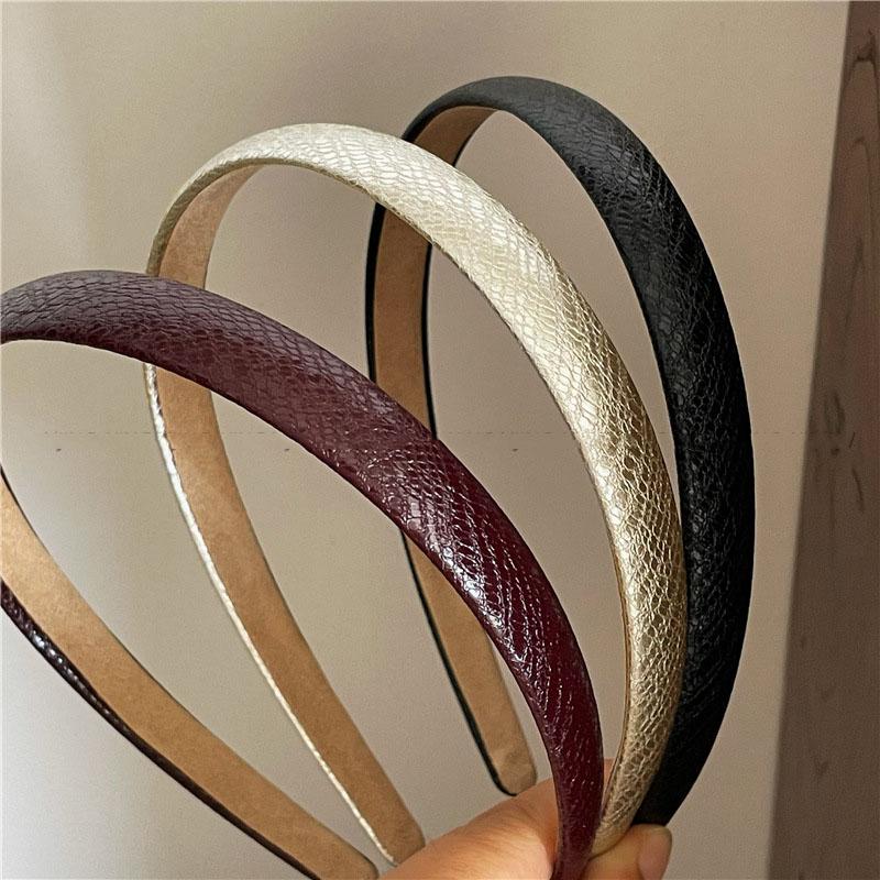 2pc Good Quality PU Headband Minimalist and Versatile Advanced Hair Bands Women Girls Hair Accessories