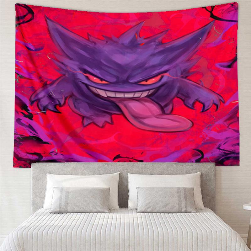 Ghost Haunting Glow Tapestry Hanging for Bedroom,Livingroom, Playroom,Decor Art Room Wall Tapestry Holiday and Birthday Gifts