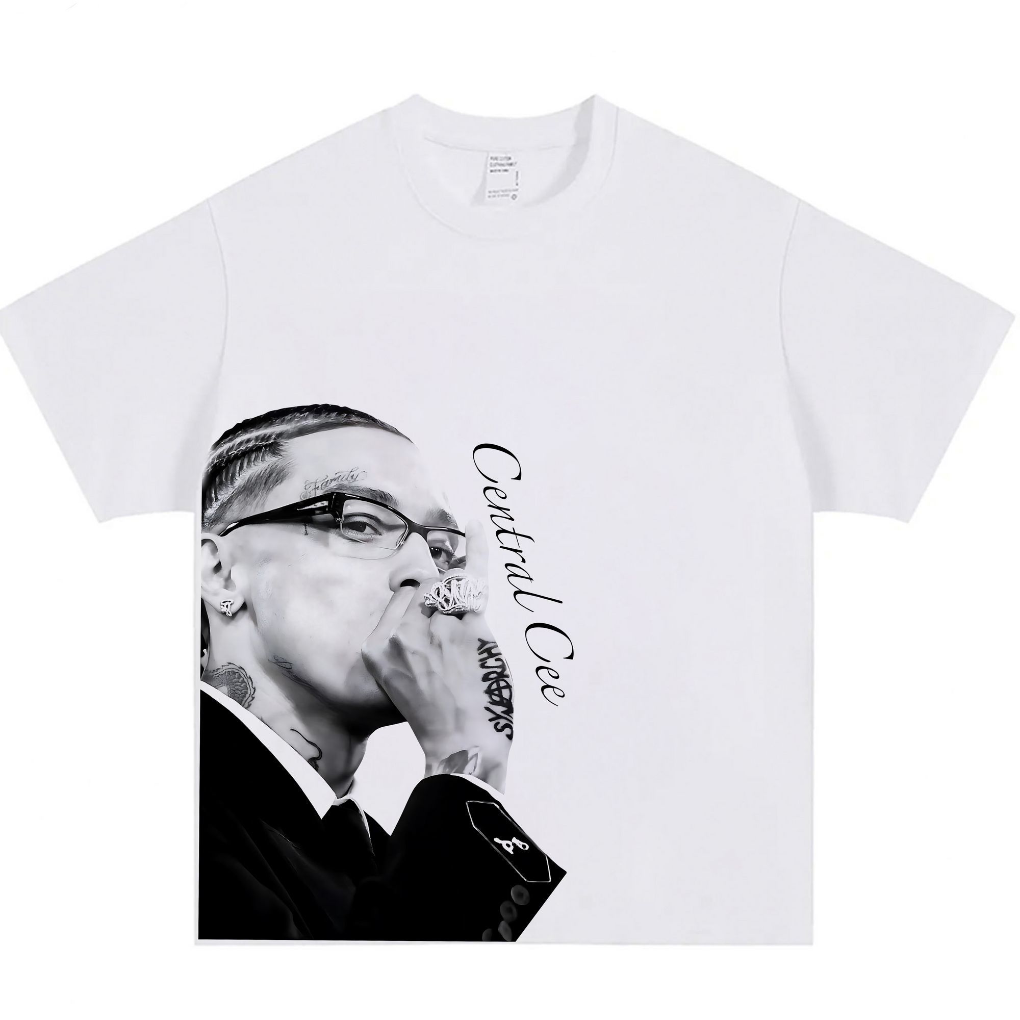 

Central Cee Printed TShirt Unisex Clean Fit Casual Tee UK Rap Icon Fan Merch Comfort Cotton Fashion Streetwear Trendy Top 4XL
