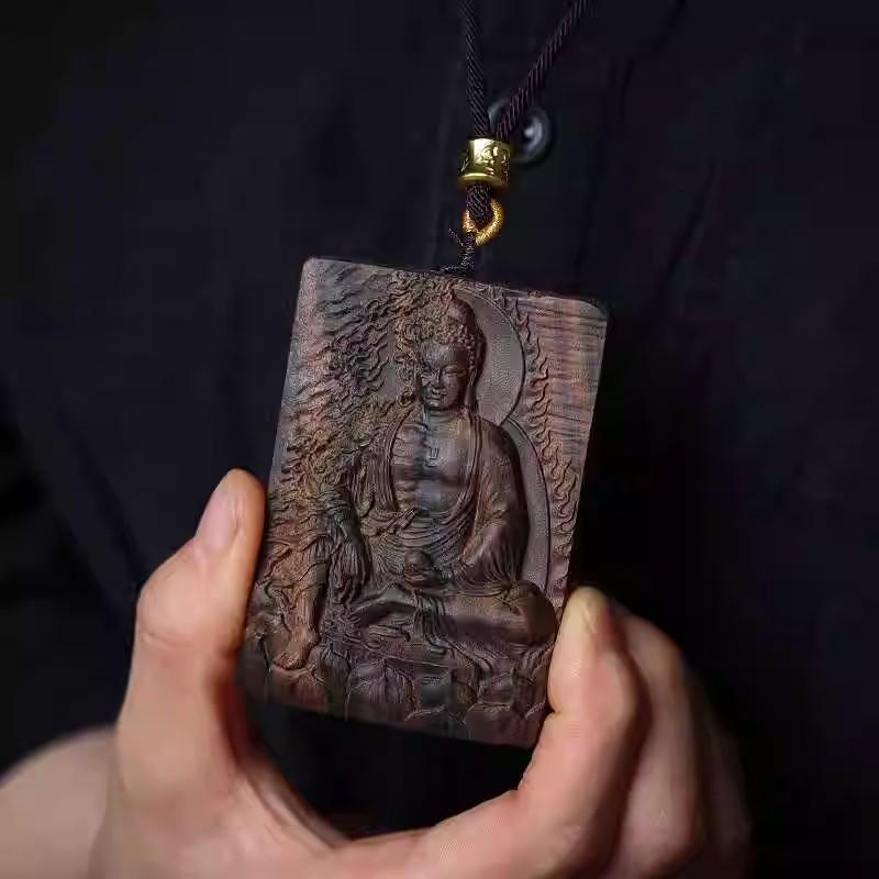 Chengui Zhao Gongming Martial God of Wealth Pendant Necklace – Five Ways God of Wealth Design for Men and Women