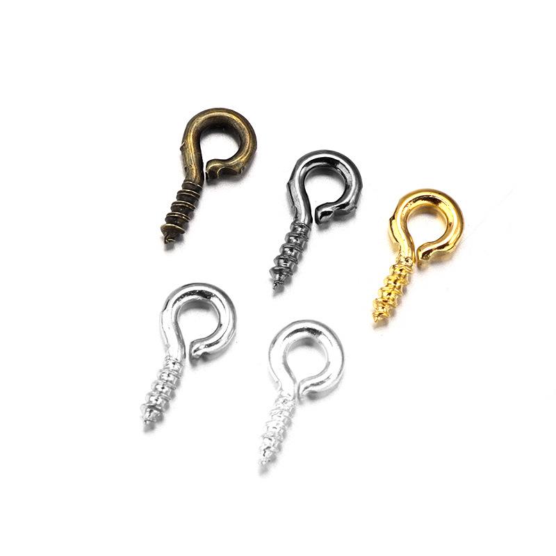 Screw Eye Pins for DIY Jewelry: 1000 Pcs/bag - Perfect for Necklaces, Pendants, and Pearl Head Projects