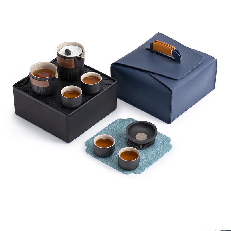 Wushiyuan Portable Japanese Ceramic Kung Fu Tea Set