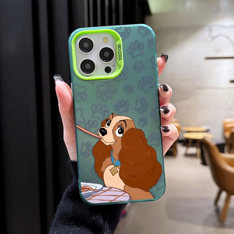

Phone Case For Xiaomi Redmi 15C 14C 13C 12C 10 A1 A2 A3 A5 9T 9A K60 4G 5G Cartoon Lady And The Tramp Anti Fall Matte Back Cover Redmi 13C 5G