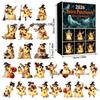 2026 Halloween Witch, Ghost & Goblin Countdown Calendar with Acrylic Pendant Blind Box