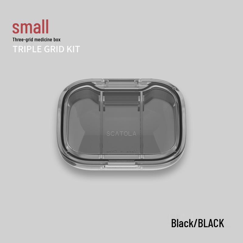 Organizator săptămânal portabil cu 21 de compartimente - Capacitate mare, Multi-compartiment sigilat pentru depozitarea și distribuirea medicamentelor