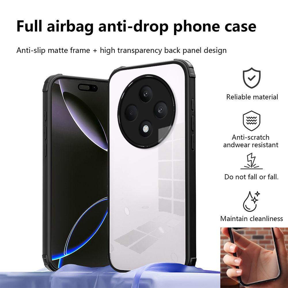 

For OPPO Reno 12F Case Oppo Reno12F Phone Case oppo Reno12 F 12 Fs Cover Anti-drop protection Shookproof Hard acrylic back cover OPPO Reno12 F