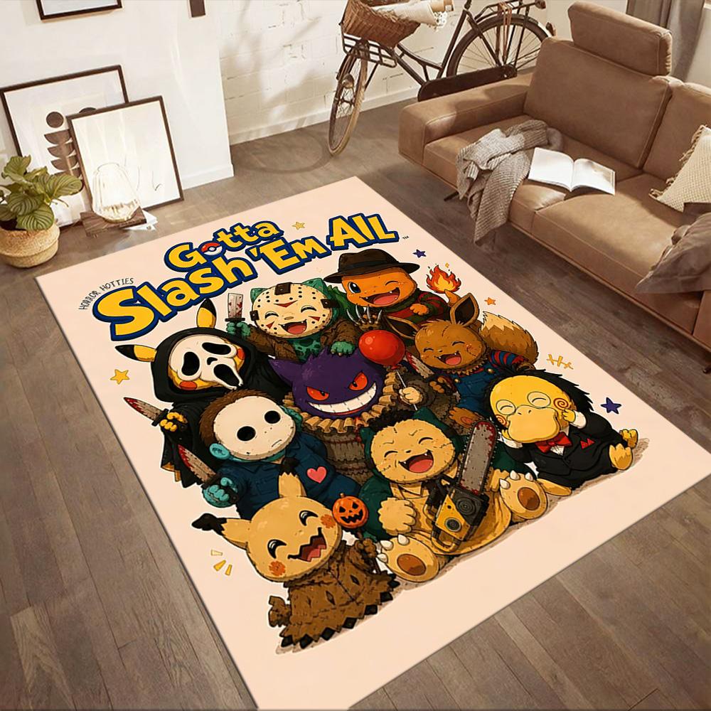 Digital Circus Carpet Design for Study room Living Rooms Hallway Bedrooms Anti-slip Rug Decorate Offices Birthday/Christmas Gift