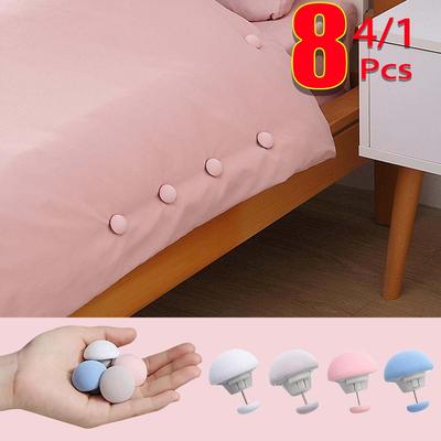 Tpye – Clip de fixation pour drap de lit, une clé pour déverrouiller la housse de couette, boucles de couverture antidérapantes, fixateur de support de couette, pinces