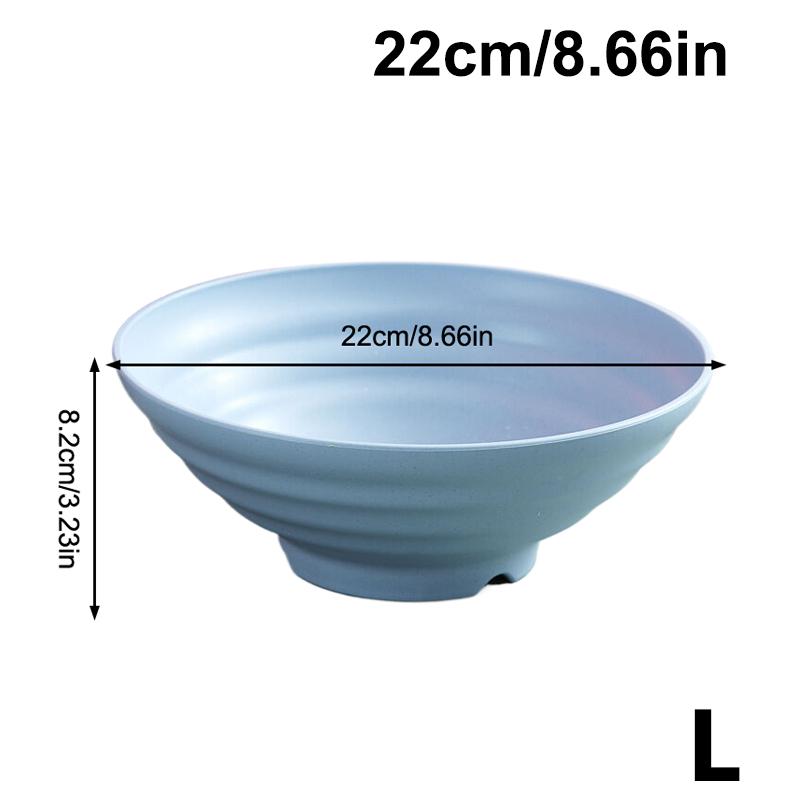 7-10inch Unbreakable Japanese Ramen Bowl Noodles Cereal Soup Salads Bowl Kitchen & Dining Tableware For Microwave And Dishwasher