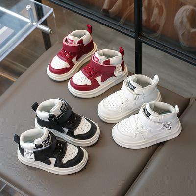 Children's Handsome High-top Sneakers 2025 Autumn Boys' Fashion Sneakers Girls' Casual Shoes