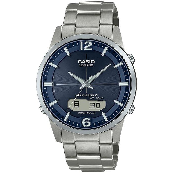 LINEAGE Casio Watch LCW-M170TD-2AJF Men s Titanium Solar Silver/Blue