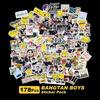 Bangtan Boys Sticker Pack 178Pcs Butter Sticker New Ablum Butter BE Cartoon Waterproof Sticker for Laptop skis BANGTANBOYS Sticker