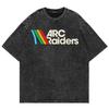 100% Cotton Vintage Washed ARC Raiders T Shirt Fashion Women/Men Video Game Scrappy Oversize Loose Letter Acid Wash Tees Shirts