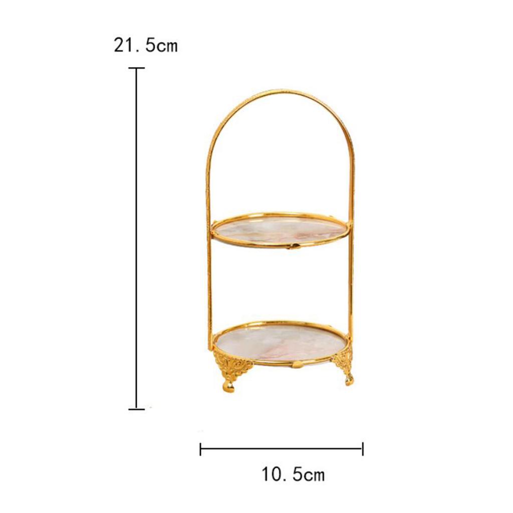 Iron Cake Stand Display Plate Decoration Luxury Display Tower Cupcake Stand for Tea Party Kitchen Dessert Cupcake Cookies