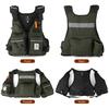 Men Professional Life Jacket Buoyancy Suit Portable Fishing Vests Multi-Pockets Waterproof Sea Fishing Adjustable Vest  New