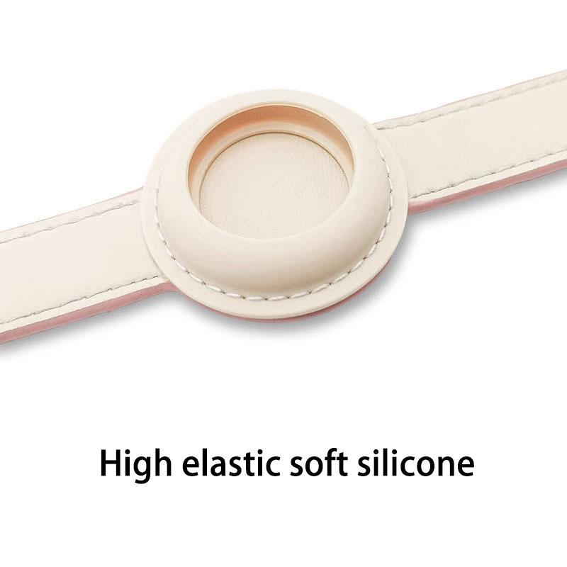 Für Apple Airtag Schutz-Tracker Wasserdicht Haustier Hund Anti-Verlust Ortung Silikon PU Halsband Anti-Verlust Haustier Katze Hundehalsband
