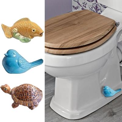 1/2 Stück Toilettenbolzenabdeckungen, Frosch-, Fisch-, Vogel-Harzkappen lösen Probleme mit rostigen Bolzen, einfache Installation, dekorative Bolzenkappen für das Badezimmer