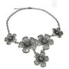 Punk Jewelry Bohemian Necklace Choker Style Patchwork Necklace Flower Pendant Necklace  Girl