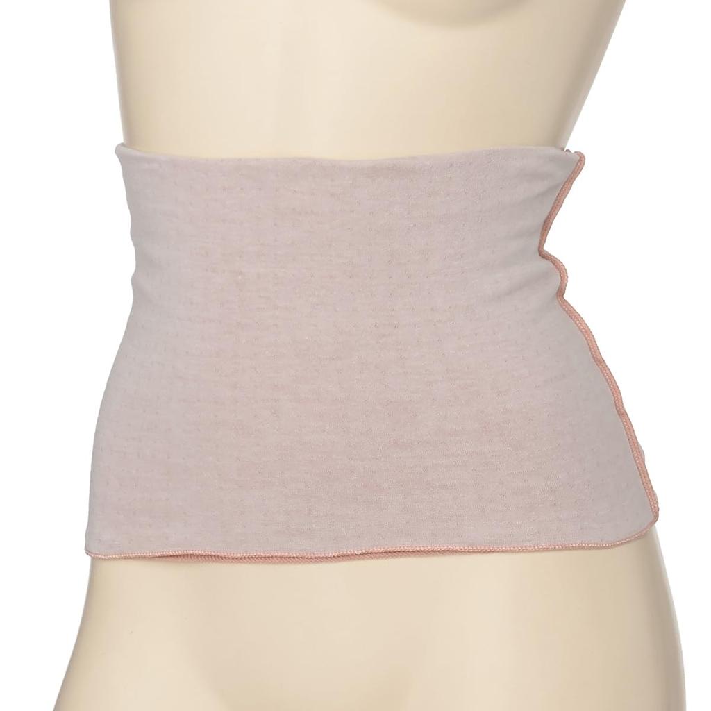 Atsugi Belly Warmer Made in Belly Warmer with 50cm Grace Size to Japanese size Women's (7007AS), Japan, Cotton-Lined Fold-Over Detail, Length, Wine,