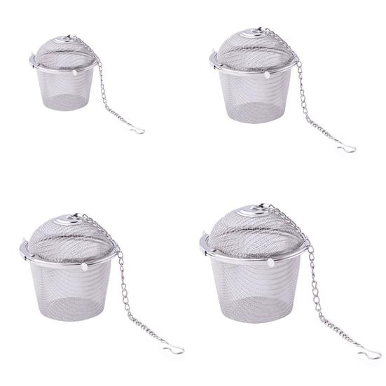 Teinfuserfilter med hengekjedemaskesil rustfritt stål rustfritt stål sil teinfuser for kjøkken